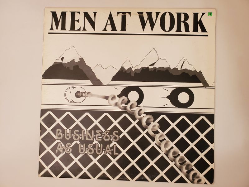 Men at Work Business as Usual vinyl record